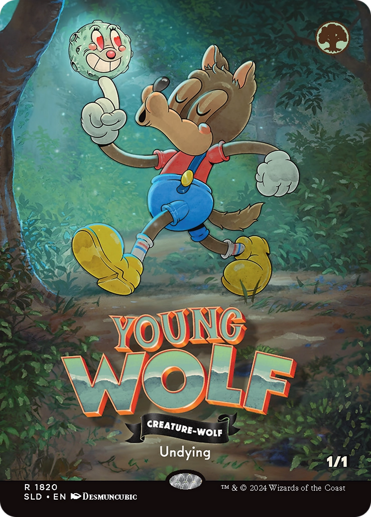Young Wolf (Rainbow Foil) [Secret Lair Drop Series] | Anubis Games and Hobby