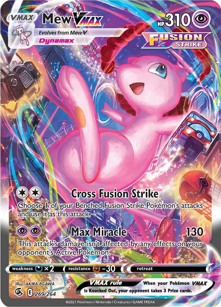 Mew VMAX (269/264) [Sword & Shield: Fusion Strike] | Anubis Games and Hobby