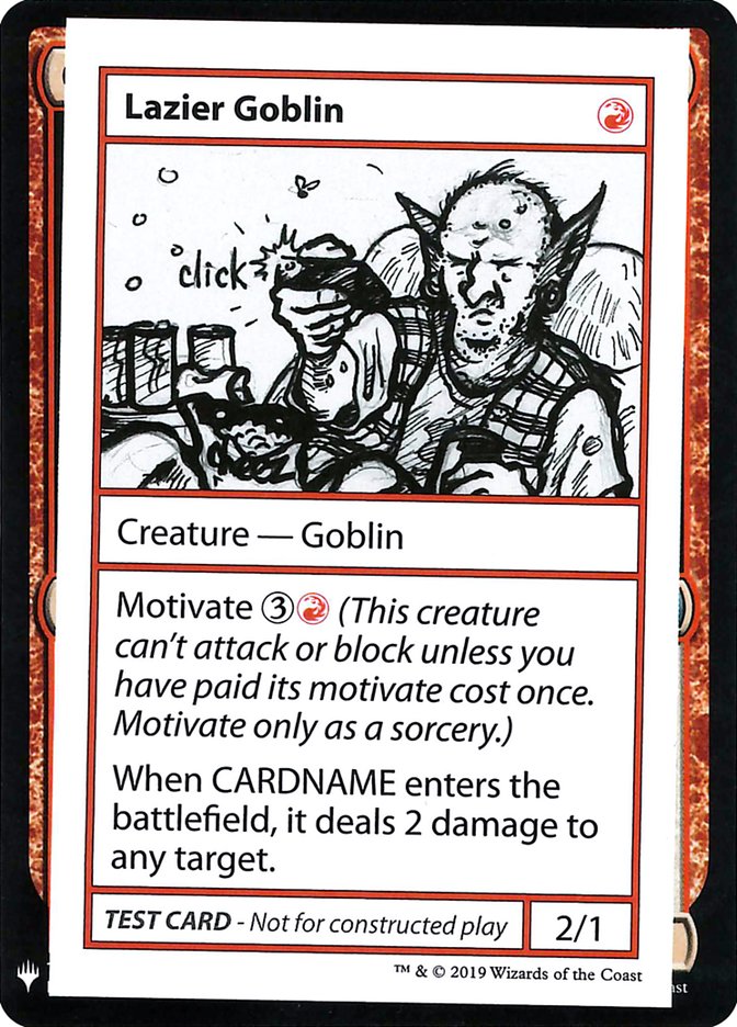 Lazier Goblin [Mystery Booster Playtest Cards] | Anubis Games and Hobby