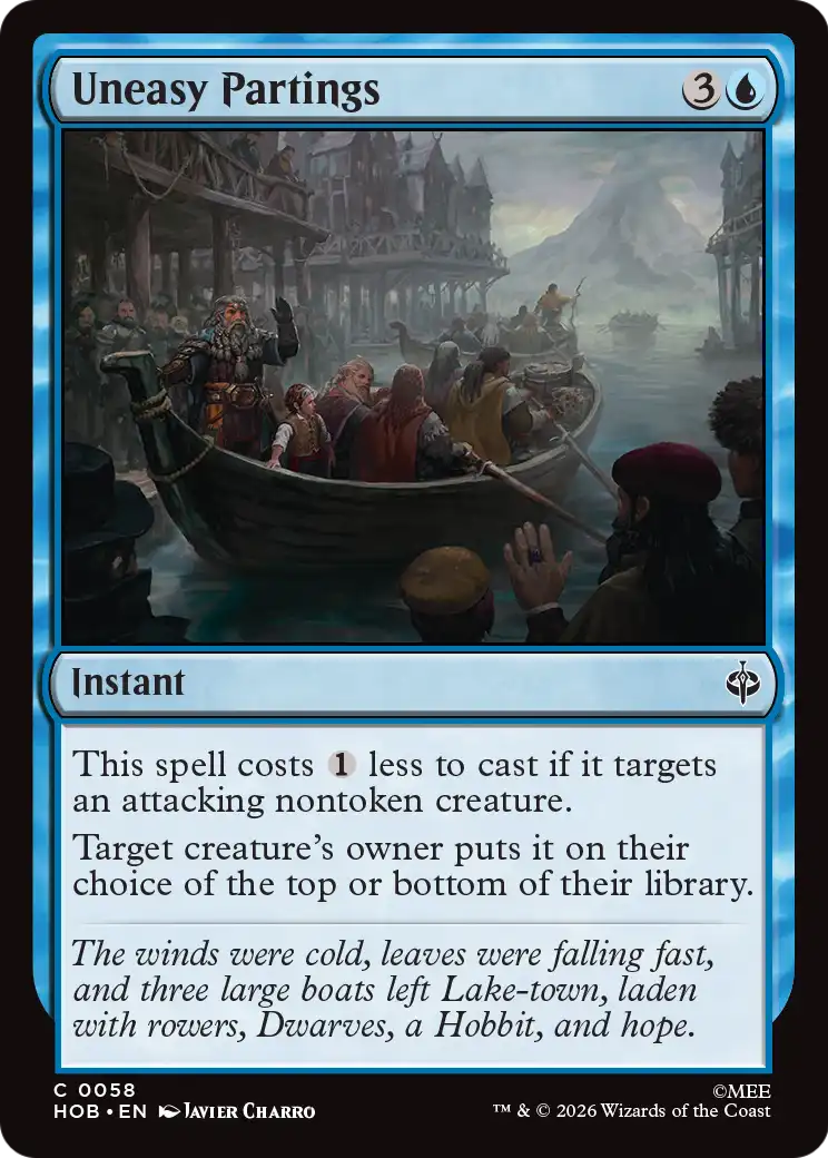 Uneasy Partings [The Hobbit] | Anubis Games and Hobby