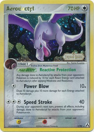 Aerodactyl (1/92) (Stamped) [EX: Legend Maker] | Anubis Games and Hobby