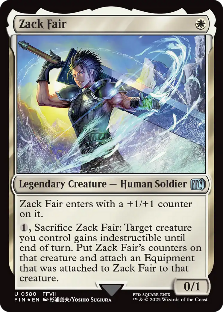 Zack Fair (Surge Foil) [FINAL FANTASY] | Anubis Games and Hobby