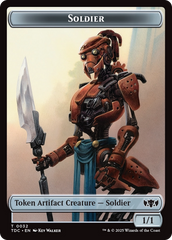 Solider (0032) // Copy Double-Sided Token [Tarkir: Dragonstorm Commander Tokens] | Anubis Games and Hobby