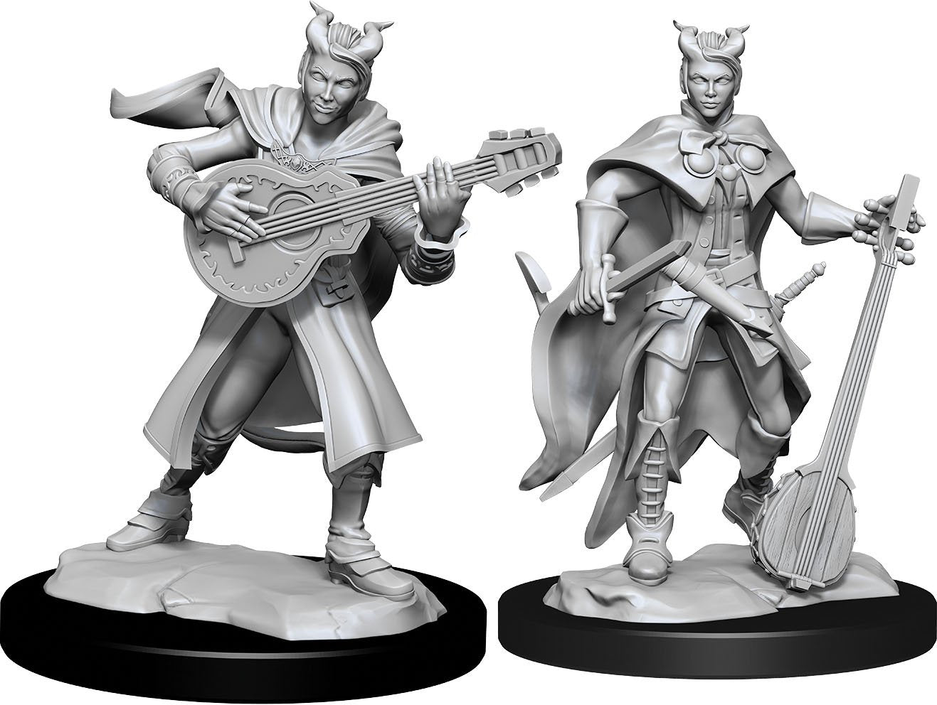 Female Tiefling Bard- Unpainted | Anubis Games and Hobby