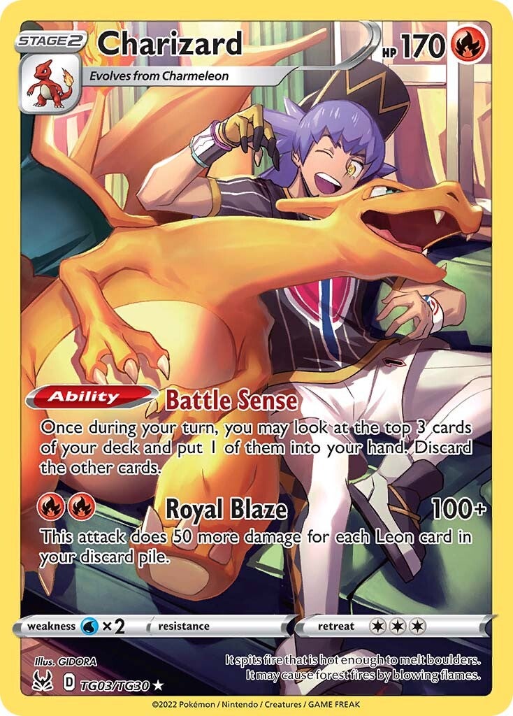 Charizard (TG03/TG30) [Sword & Shield: Lost Origin] | Anubis Games and Hobby