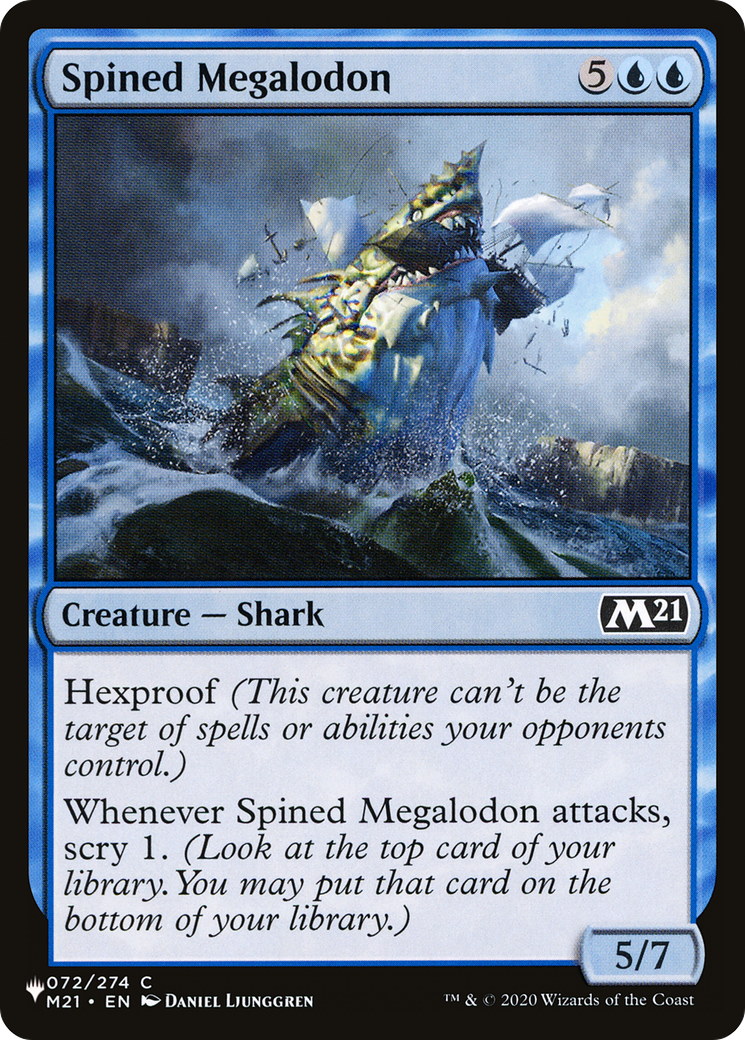 Spined Megalodon [The List Reprints] | Anubis Games and Hobby