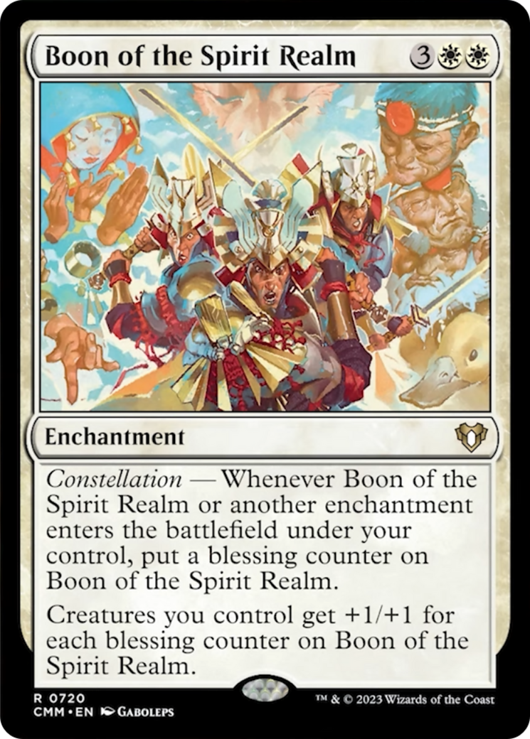 Boon of the Spirit Realm [Commander Masters] | Anubis Games and Hobby