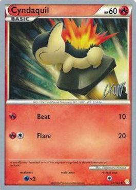 Cyndaquil (61/123) (Reshiphlosion - Christopher Kan) [World Championships 2011] | Anubis Games and Hobby