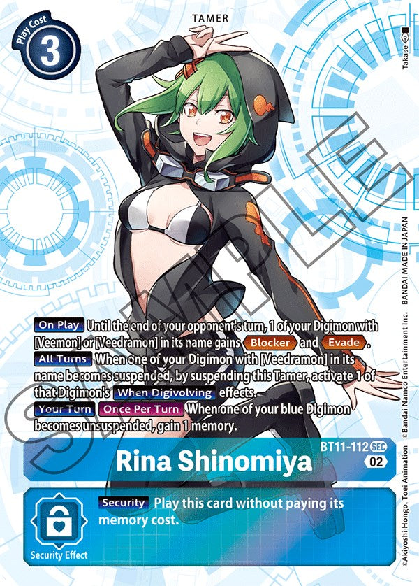 Rina Shinomiya [BT11-112] [Dimensional Phase] | Anubis Games and Hobby