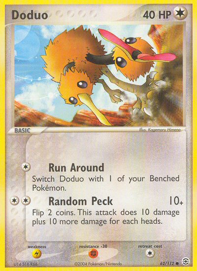 Doduo (62/112) [EX: FireRed & LeafGreen] | Anubis Games and Hobby
