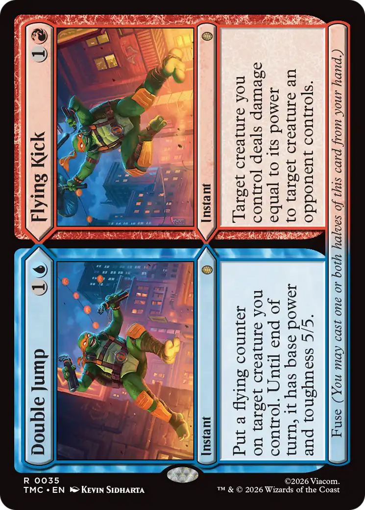 Double Jump // Flying Kick [Teenage Mutant Ninja Turtles Commander] | Anubis Games and Hobby