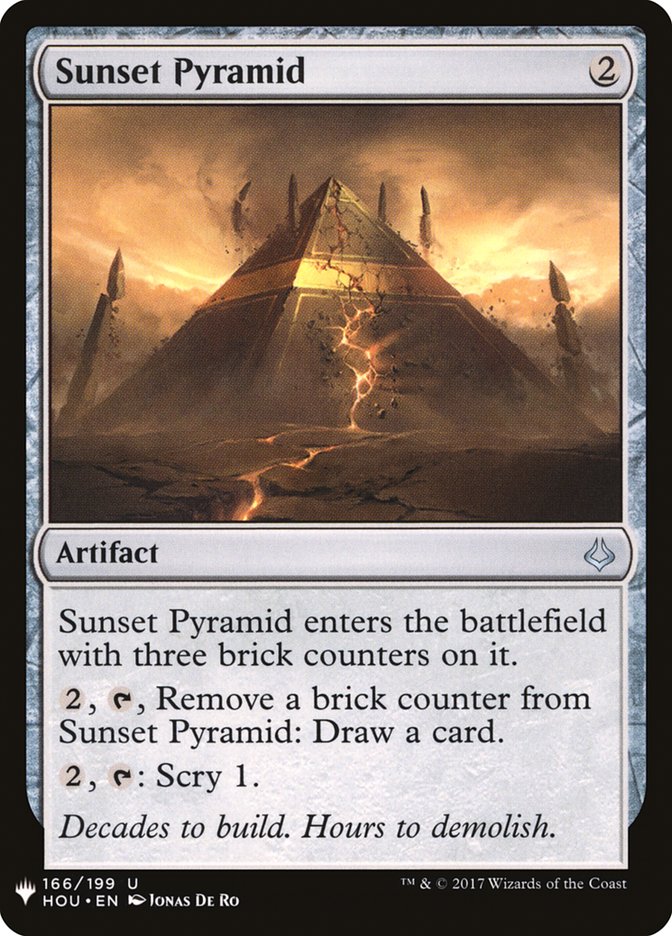 Sunset Pyramid [Mystery Booster] | Anubis Games and Hobby