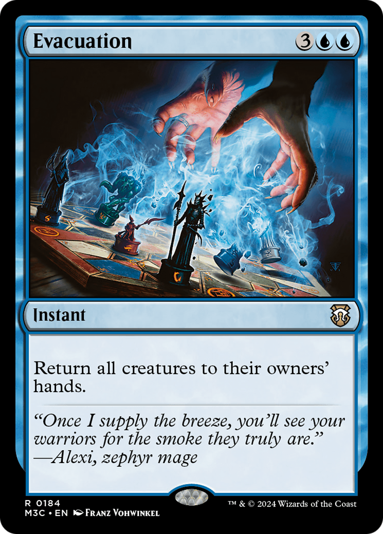 Evacuation (Ripple Foil) [Modern Horizons 3 Commander] | Anubis Games and Hobby