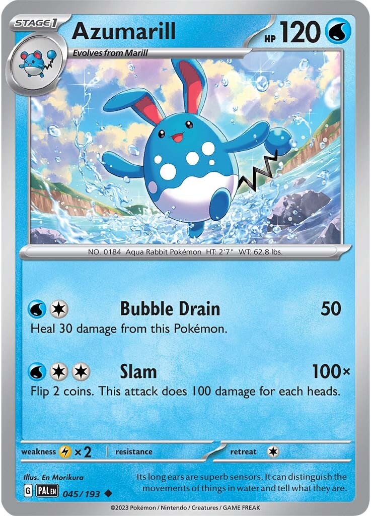 Azumarill (045/193) [Scarlet & Violet: Paldea Evolved] | Anubis Games and Hobby