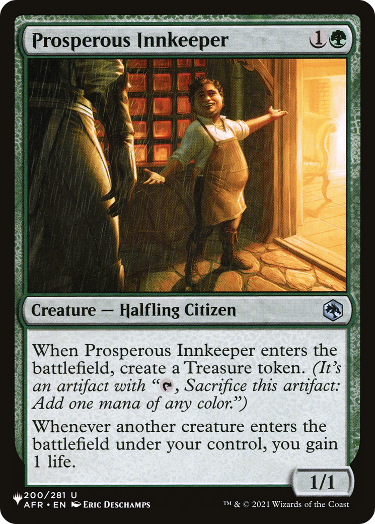 Prosperous Innkeeper [The List Reprints] | Anubis Games and Hobby