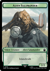 Alien Salamander // Mutant Double-Sided Token [Doctor Who Tokens] | Anubis Games and Hobby