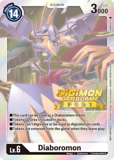 Diaboromon Token (Digimon Card Game Fest 2022) [Release Special Booster Promos] | Anubis Games and Hobby