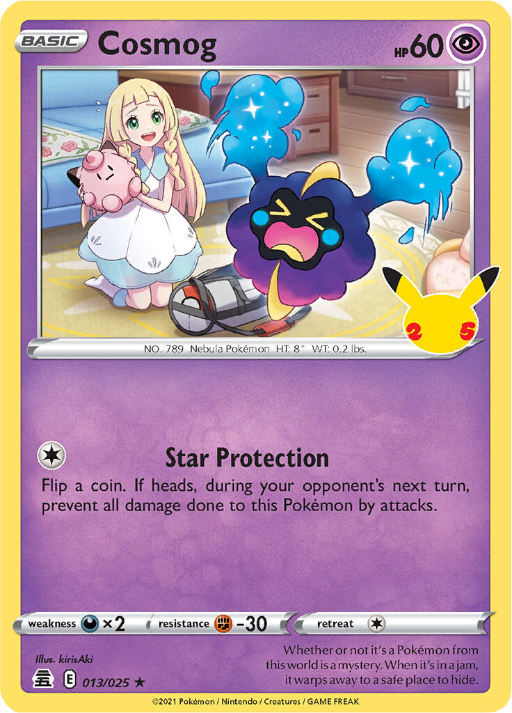 Cosmog (013/025) [Celebrations: 25th Anniversary] | Anubis Games and Hobby