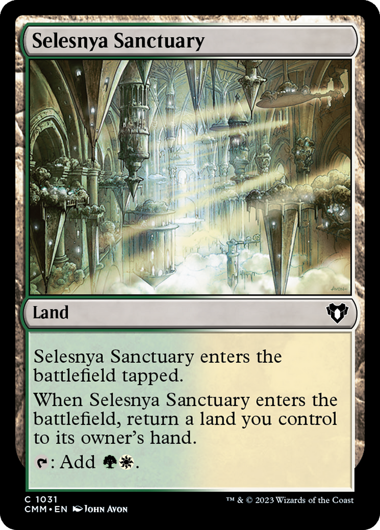 Selesnya Sanctuary [Commander Masters] | Anubis Games and Hobby