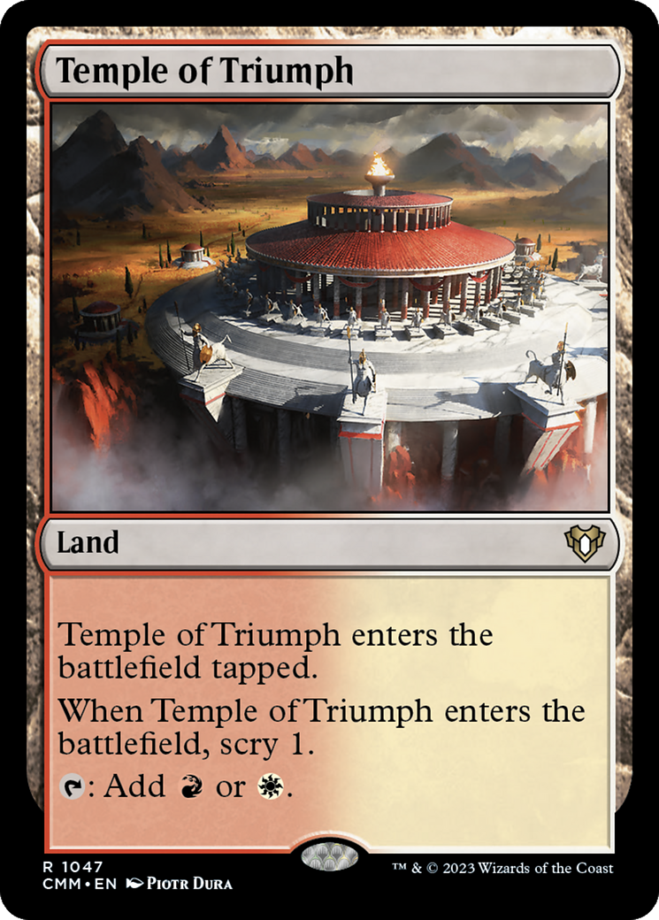 Temple of Triumph [Commander Masters] | Anubis Games and Hobby