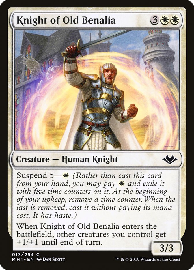 Knight of Old Benalia [Modern Horizons] | Anubis Games and Hobby