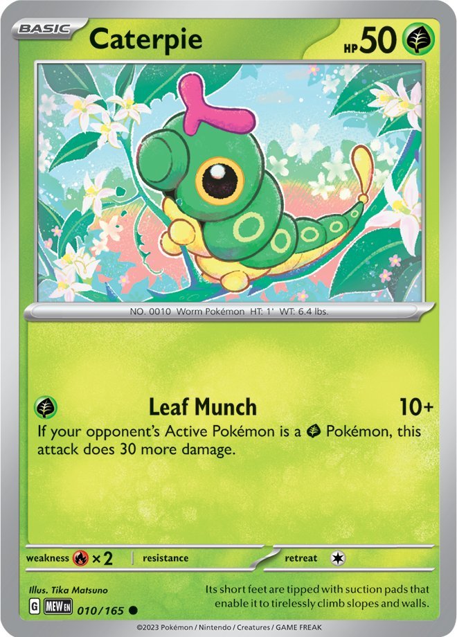 Caterpie (010/165) [Scarlet & Violet: 151] | Anubis Games and Hobby