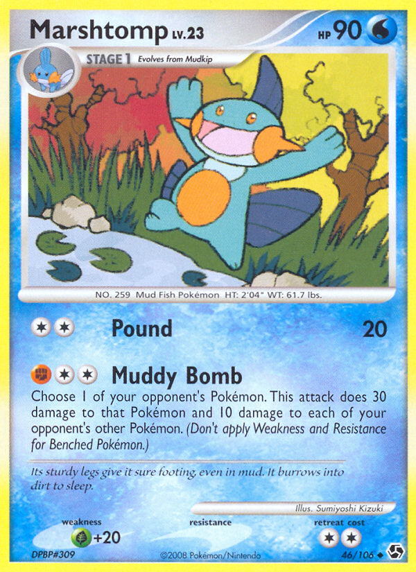 Marshtomp (46/106) [Diamond & Pearl: Great Encounters] | Anubis Games and Hobby