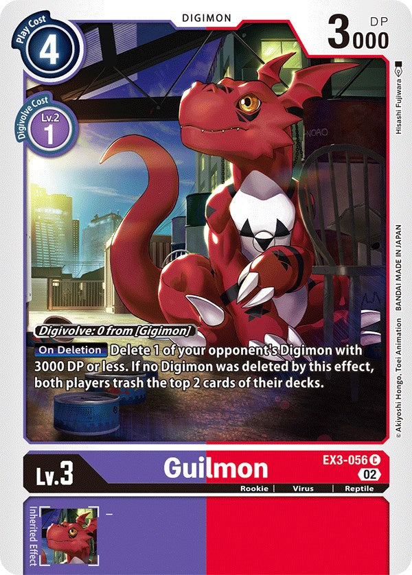 Guilmon [EX3-056] [Draconic Roar] | Anubis Games and Hobby