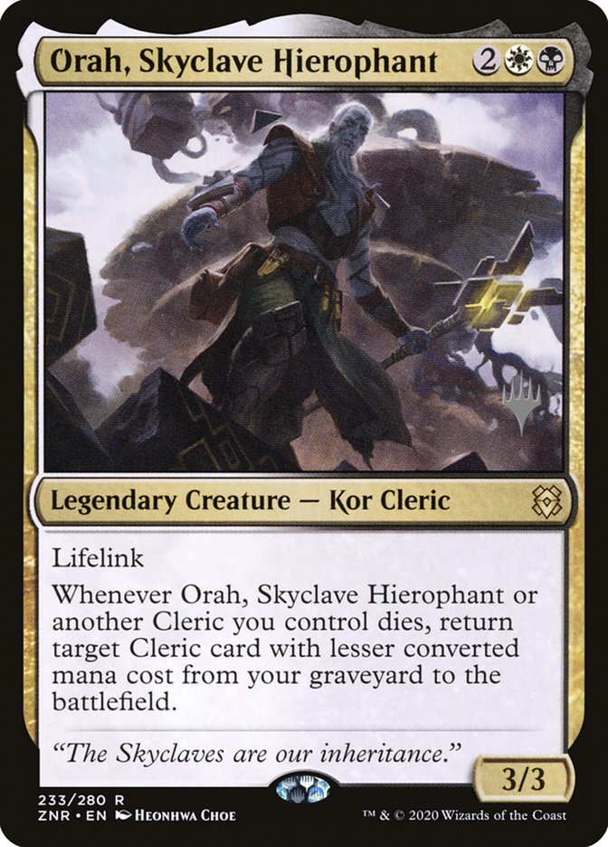 Orah, Skyclave Hierophant (Promo Pack) [Zendikar Rising Promos] | Anubis Games and Hobby