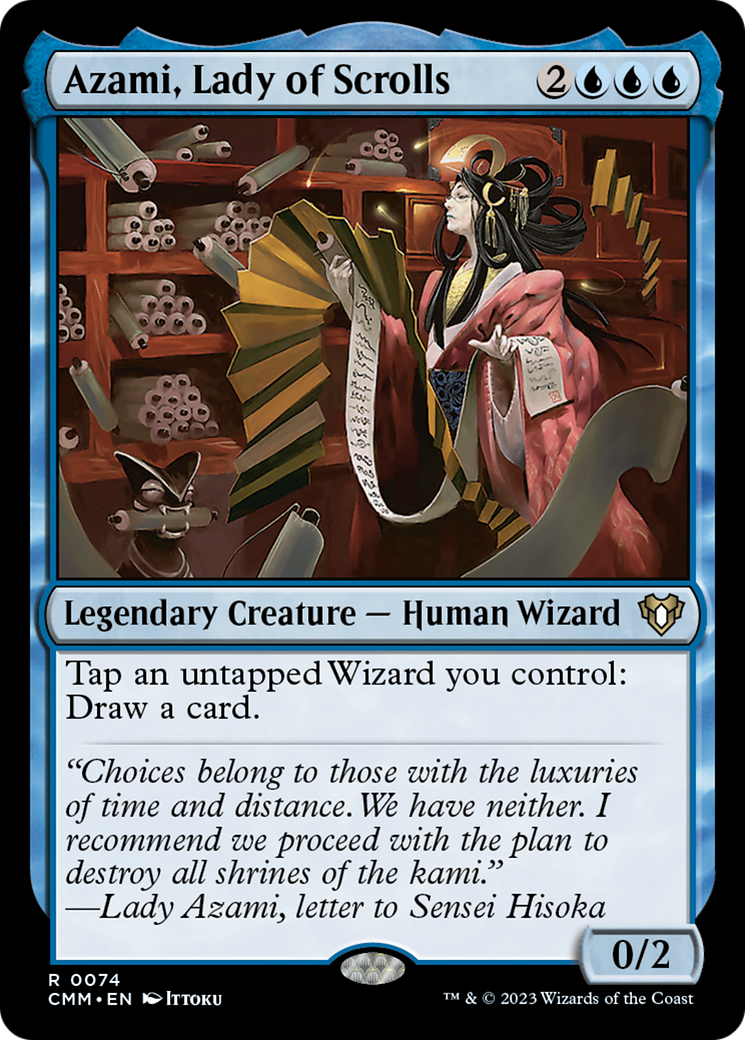 Azami, Lady of Scrolls [Commander Masters] | Anubis Games and Hobby