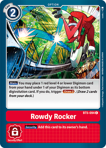 Rowdy Rocker [BT5-094] [Battle of Omni] | Anubis Games and Hobby