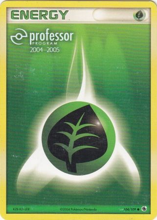 Grass Energy (104/109) (2004 2005) [Professor Program Promos] | Anubis Games and Hobby