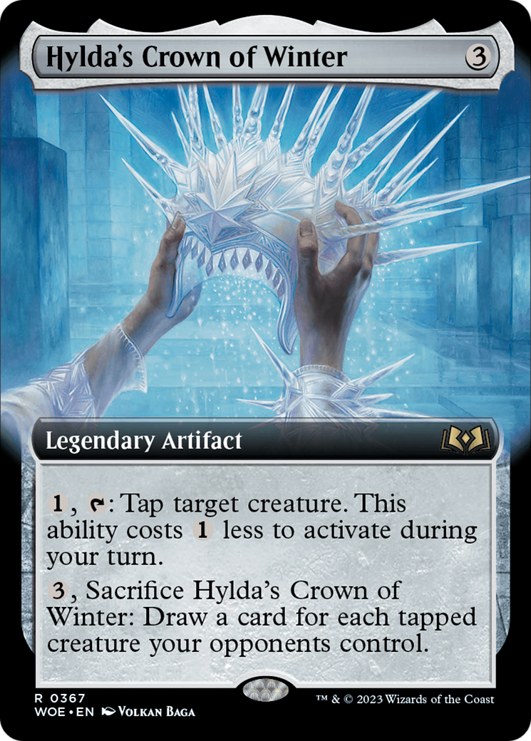 Hylda's Crown of Winter (Extended Art) [Wilds of Eldraine] | Anubis Games and Hobby