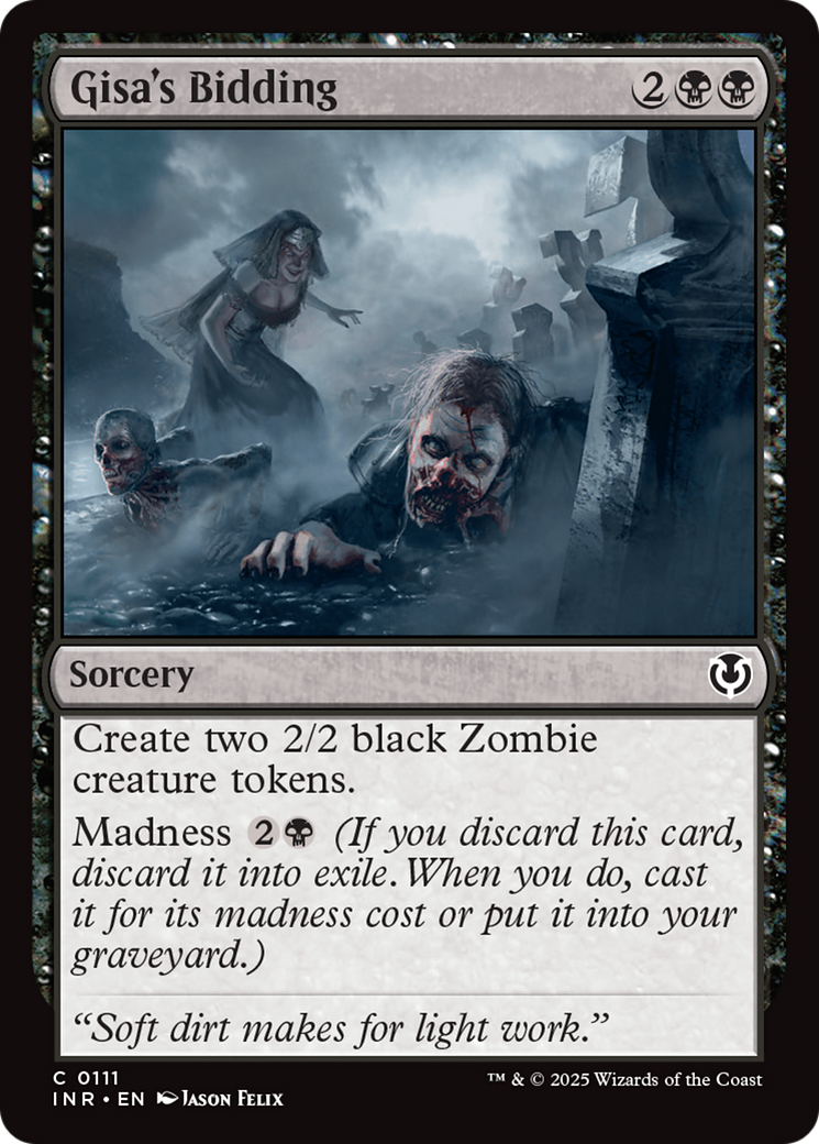 Gisa's Bidding [Innistrad Remastered] | Anubis Games and Hobby