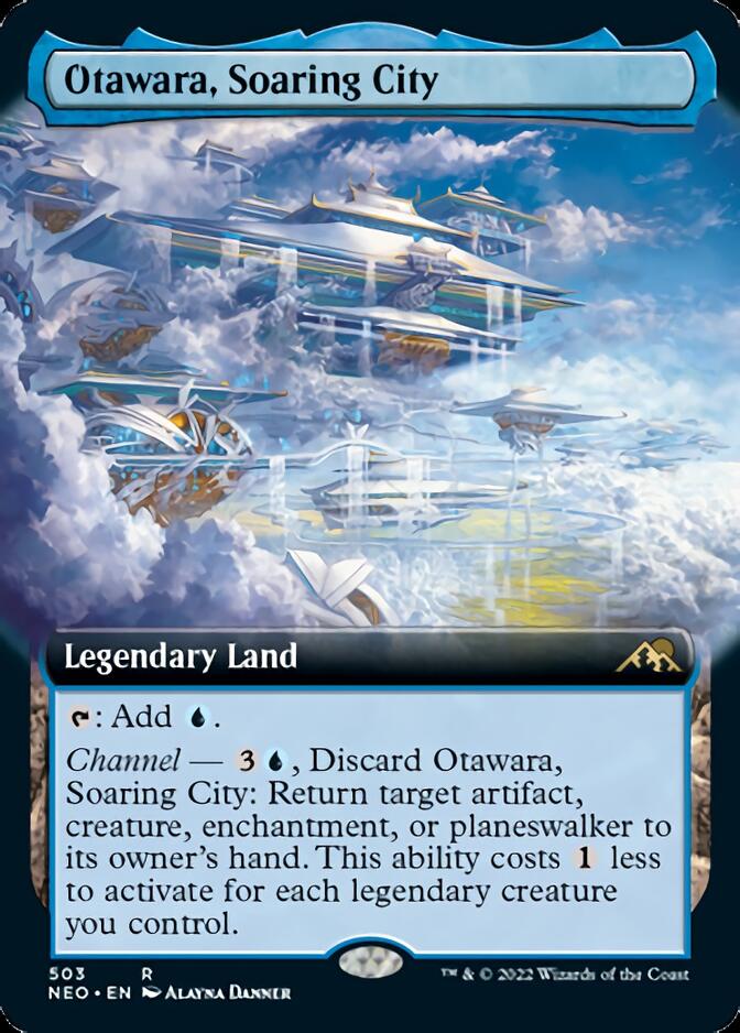 Otawara, Soaring City (Extended Art) [Kamigawa: Neon Dynasty] | Anubis Games and Hobby