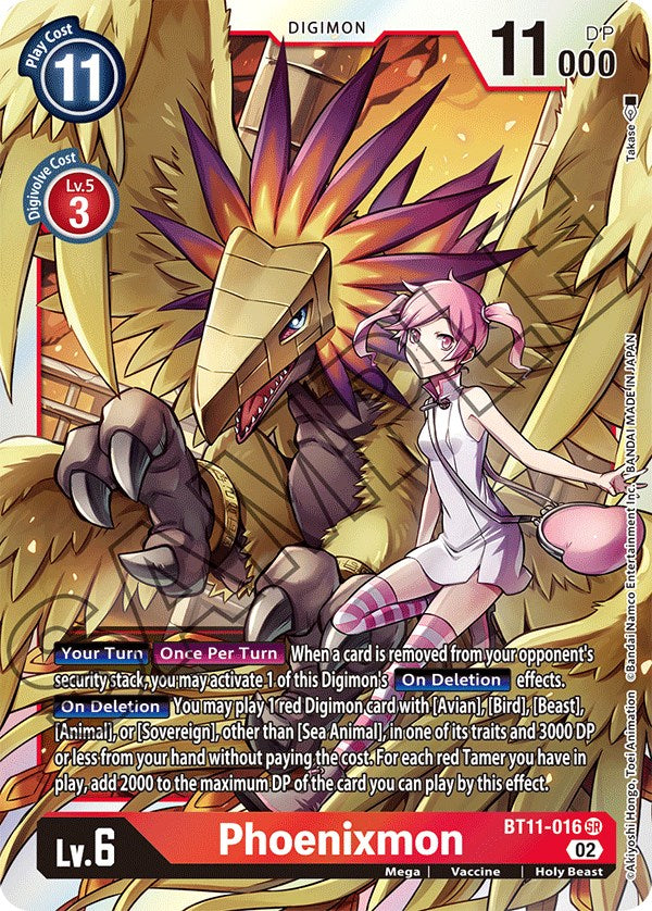 Phoenixmon [BT11-016] [Dimensional Phase] | Anubis Games and Hobby