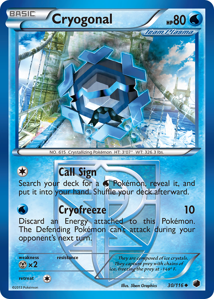 Cryogonal (30/116) [Black & White: Plasma Freeze] | Anubis Games and Hobby