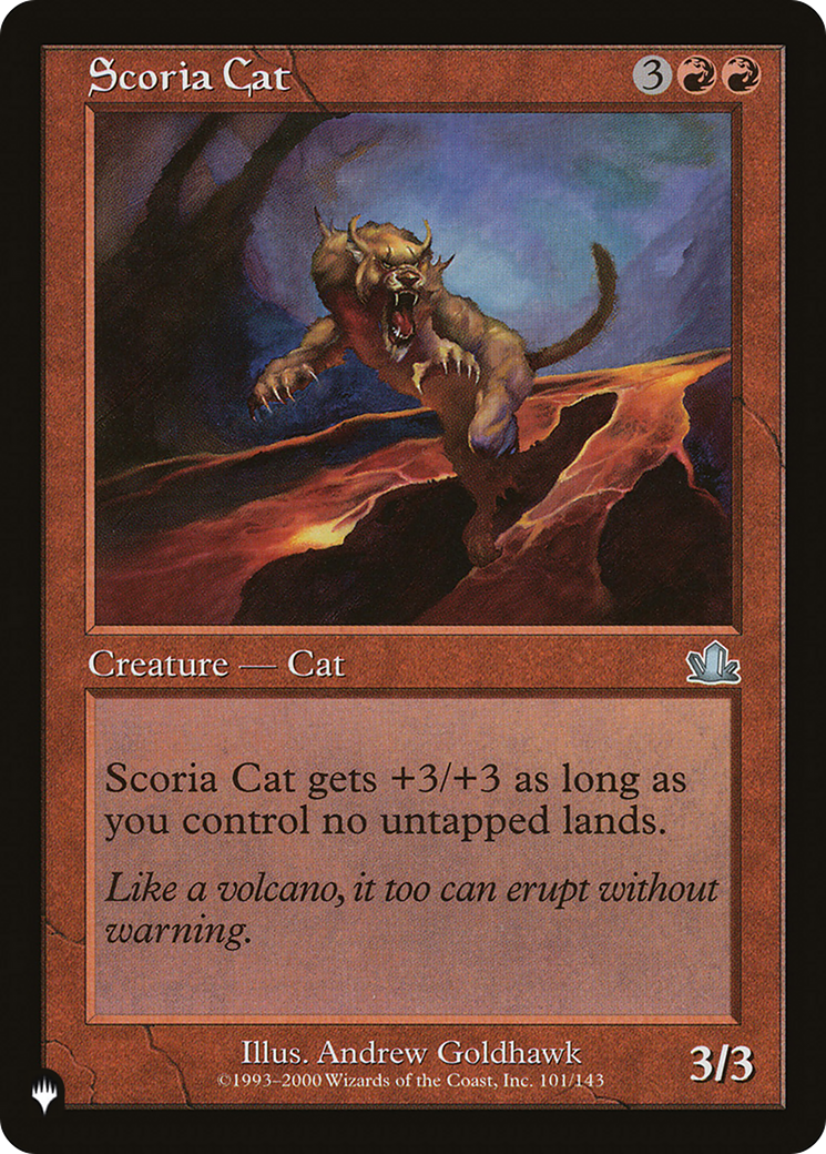 Scoria Cat [The List Reprints] | Anubis Games and Hobby