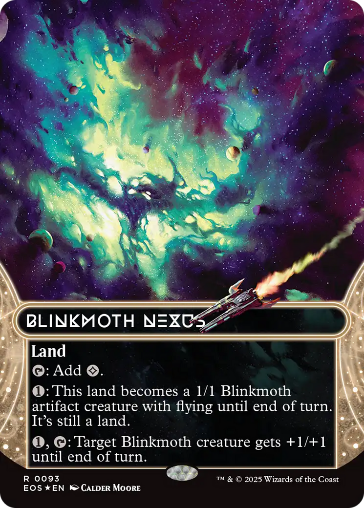 Blinkmoth Nexus (0093) (Borderless) (Galaxy Foil) [Edge of Eternities: Stellar Sights] | Anubis Games and Hobby