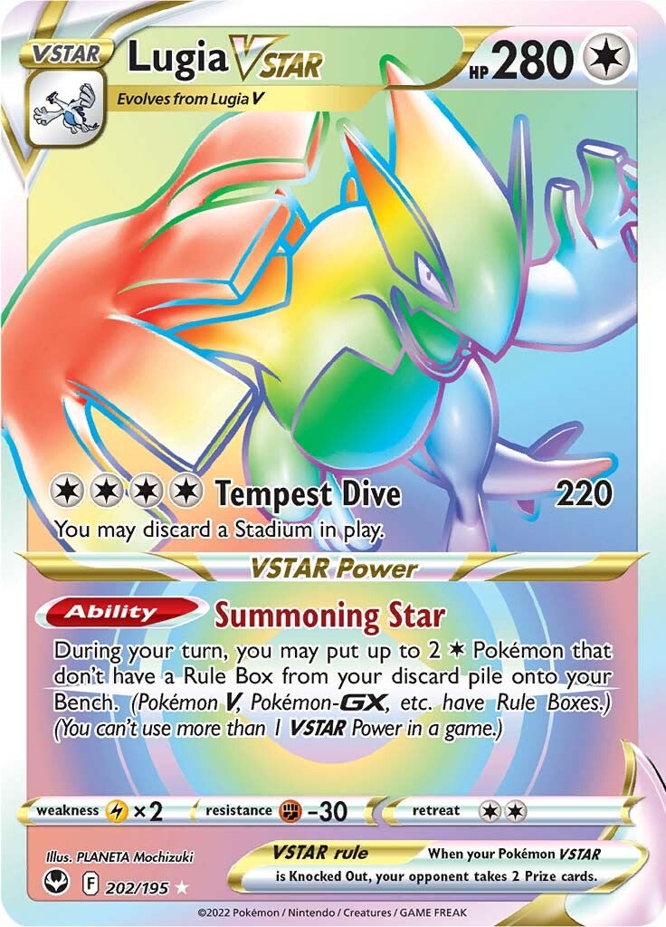 Lugia VSTAR (202/195) [Sword & Shield: Silver Tempest] | Anubis Games and Hobby