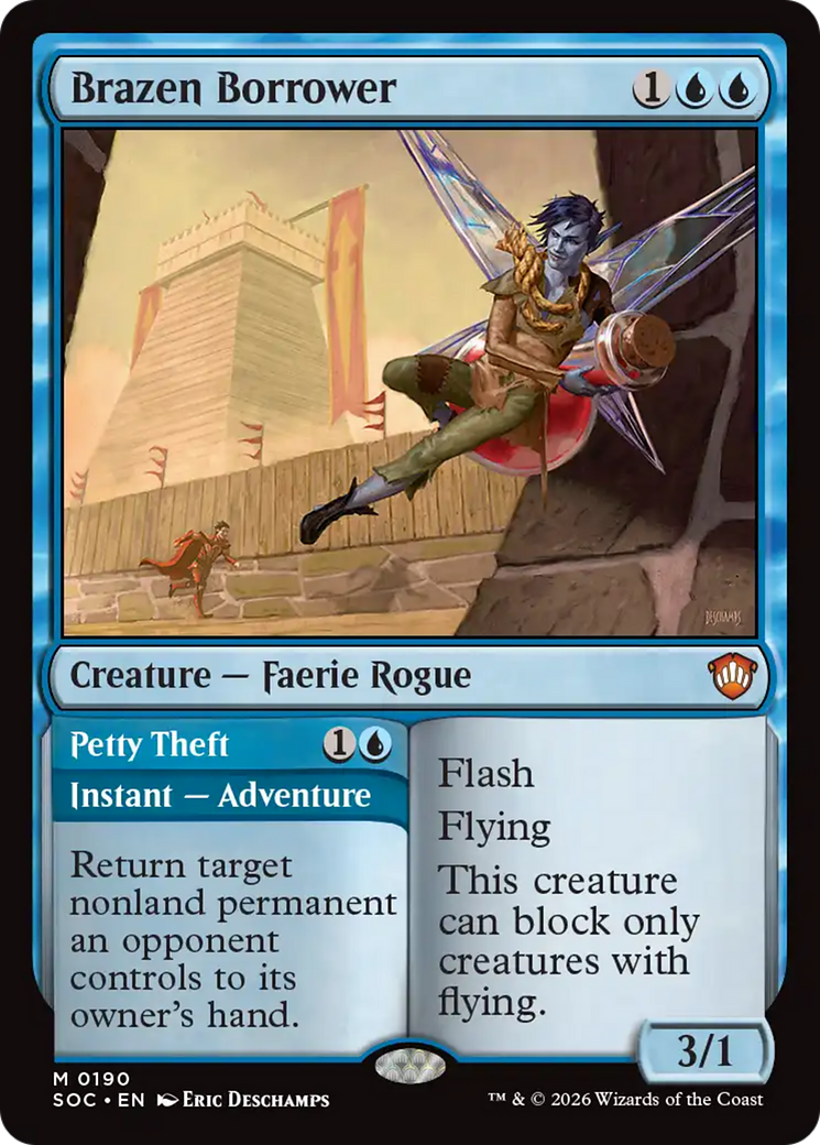 Brazen Borrower [Secrets of Strixhaven Commander] | Anubis Games and Hobby