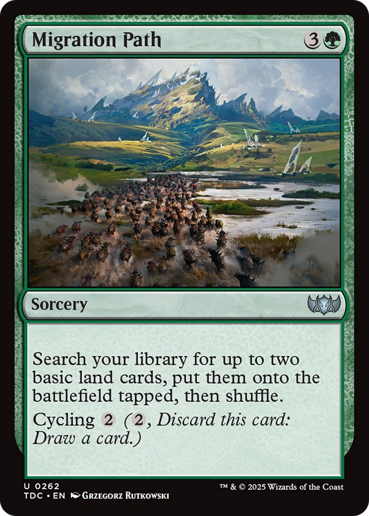 Migration Path [Tarkir: Dragonstorm Commander] | Anubis Games and Hobby