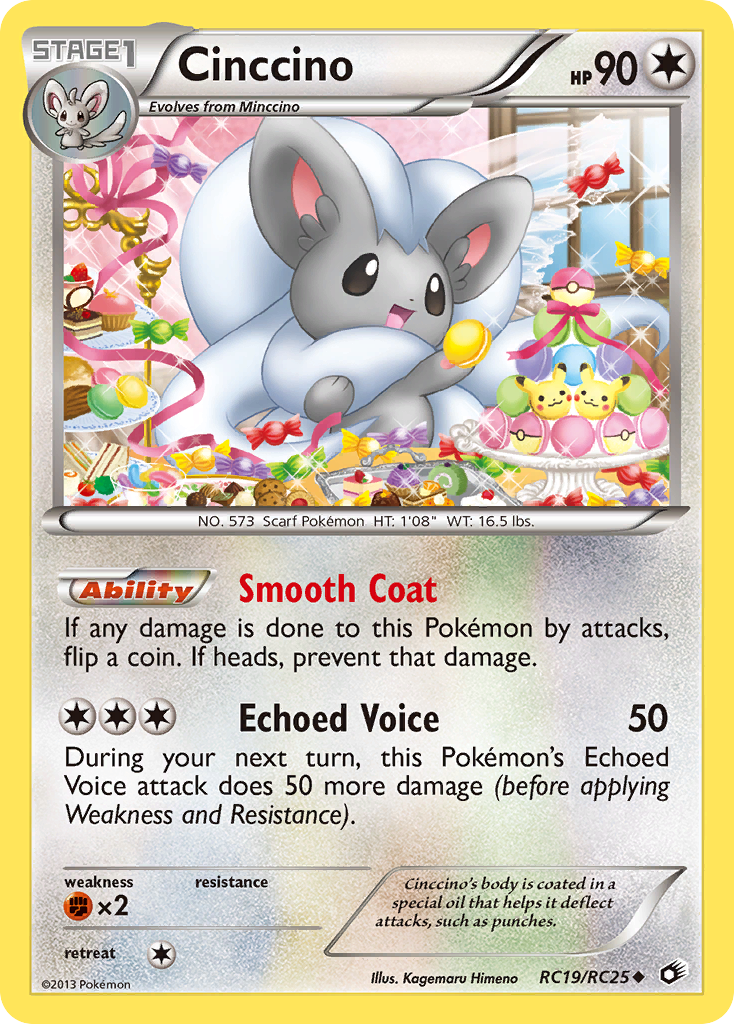 Cinccino (RC19/RC25) [Black & White: Legendary Treasures] | Anubis Games and Hobby