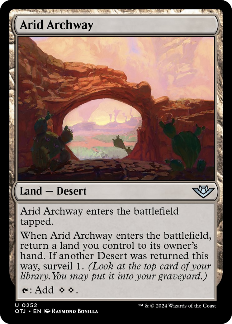Arid Archway [Outlaws of Thunder Junction] | Anubis Games and Hobby