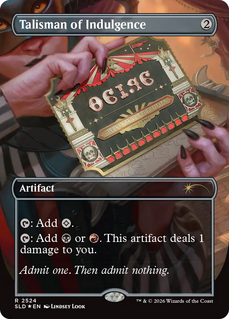 Talisman of Indulgence [Secret Lair Drop Series] | Anubis Games and Hobby