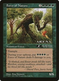 Force of Nature (Oversized) [Oversize Cards] | Anubis Games and Hobby