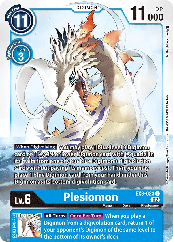 Plesiomon [EX3-023] [Draconic Roar] | Anubis Games and Hobby