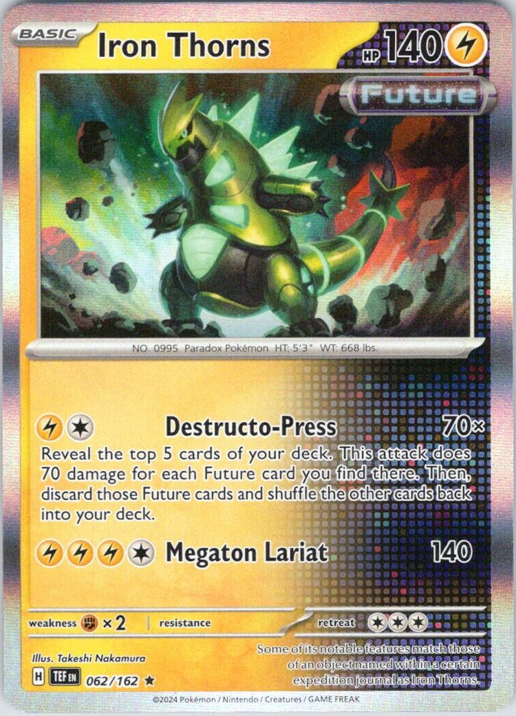 Iron Thorns (062/162) [Scarlet & Violet: Temporal Forces] | Anubis Games and Hobby