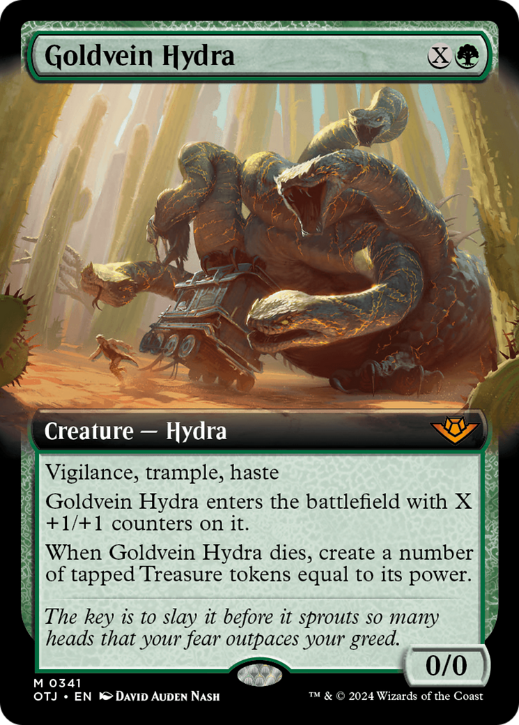 Goldvein Hydra (Extended Art) [Outlaws of Thunder Junction] | Anubis Games and Hobby