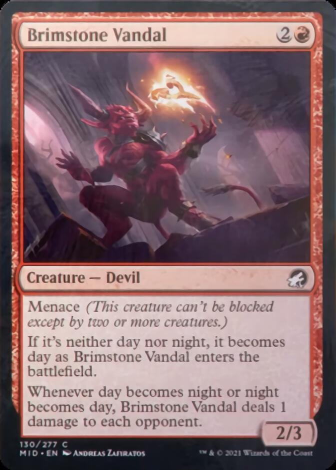 Brimstone Vandal [Innistrad: Midnight Hunt] | Anubis Games and Hobby